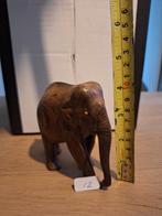 Houten olifant beeldjes, Verzamelen, Ophalen, Gebruikt, Dier