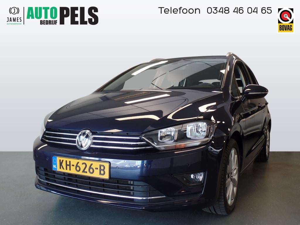Volkswagen Golf Sportsvan 1.2 TSI Highline Automaat, Navigat, Gebruikt, 4 cilinders, Blauw, Alcantara