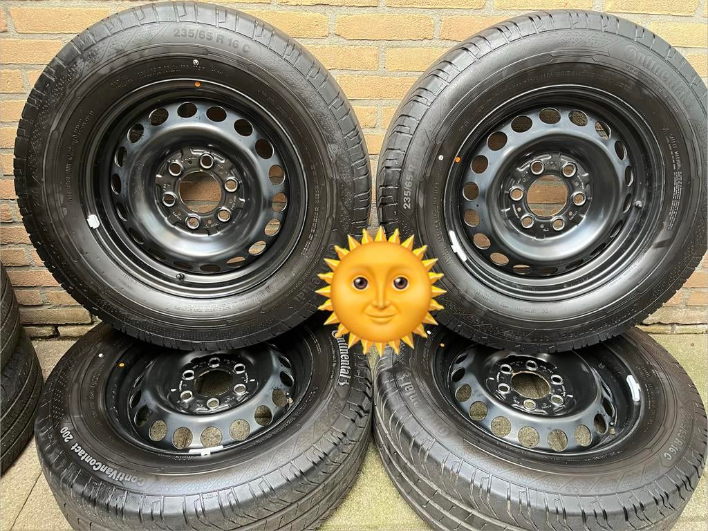 NIEUWE orig Continental zonerset Mercedes sprinter, Bestelwagen, 16 inch, Banden en Velgen, Nieuw