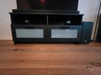 Ikea Bremnes TV-meubel, zwart, goede staat, Gebruikt, 100 tot 150 cm, Ophalen of Verzenden, Minder dan 100 cm