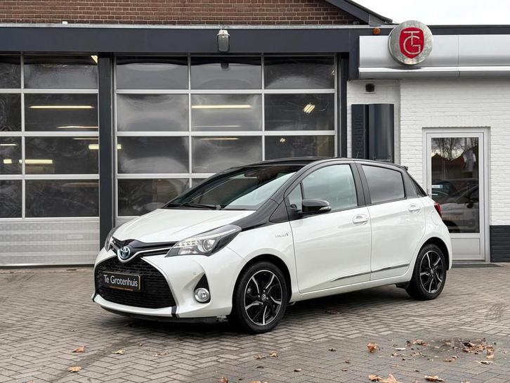Toyota Yaris 1.5 Hybrid Dynamic Bi-Tone (bj 2016, automaat), Auto's, Toyota, Bedrijf, Te koop, Yaris, ABS, Achteruitrijcamera