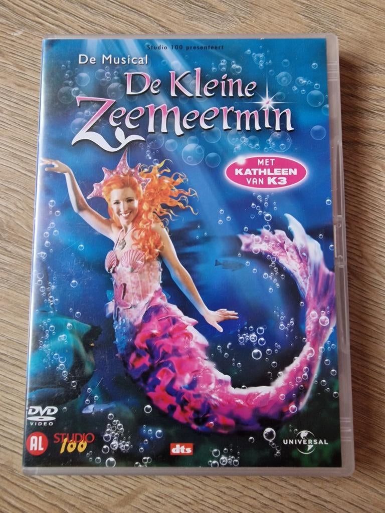 De Kleine Zeemeermin De Musical DVD met Kathleen van K3, Gebruikt, Alle leeftijden, Overige genres, Ophalen of Verzenden