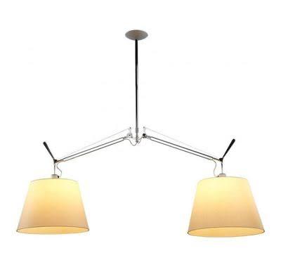 Artemide Tolomeo Due Bracci Plafondlamp, Ophalen, Gebruikt, Metaal, 75 cm of meer