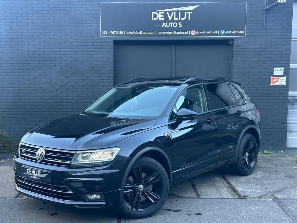 Volkswagen TIGUAN 2.0 TSI 230PK 4M R-Line DSG | Pano | Dynau, 4 cilinders, 1984 cc, Zwart, Bedrijf