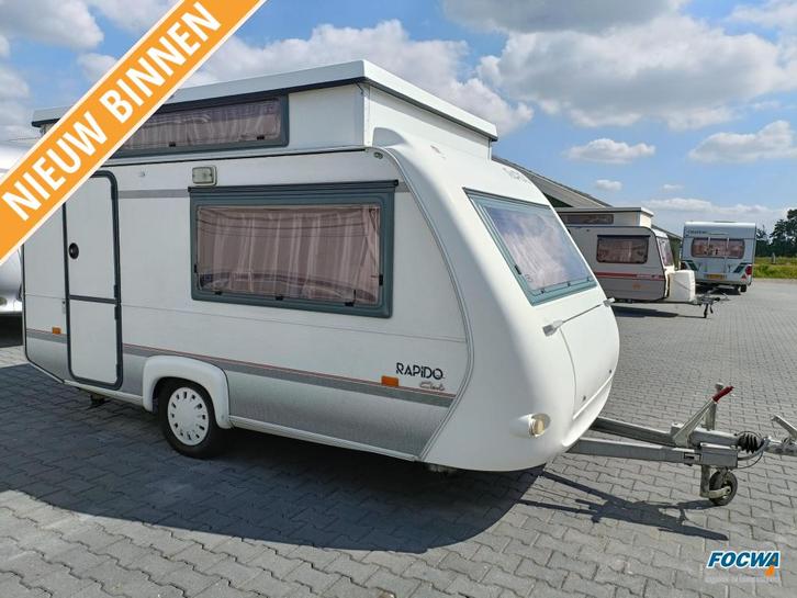 Rapido Club 32 TDL 2 Enkele Bedden Toilet Zi, Caravans en Kamperen, Caravans, Bedrijf, tot en met 2, 500 - 750 kg, Treinzit, Rapido