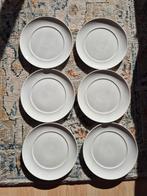 6 nieuwe witte dinerborden van Hema, Ophalen, Keramiek, Nieuw, Bord(en)