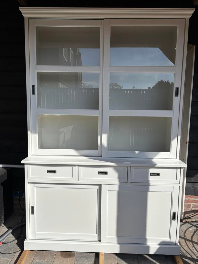 Buffetkast, wit, IKEA. In goede staat , gebruikt, Ophalen, Zo goed als nieuw, 25 tot 50 cm, 200 cm of meer