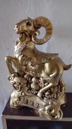 Gouden beeld van een ram - Decoratief object, Ophalen of Verzenden