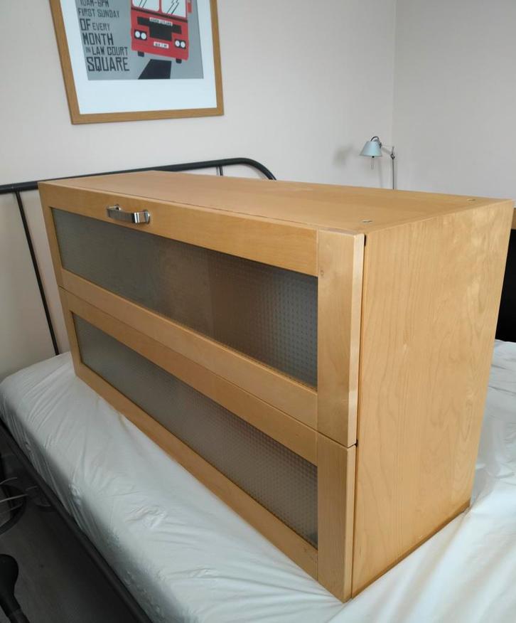 Vintage Ikea Värde wandkast, Huis en Inrichting, Kasten | Vitrinekasten, 100 tot 150 cm, 25 tot 50 cm, Ophalen