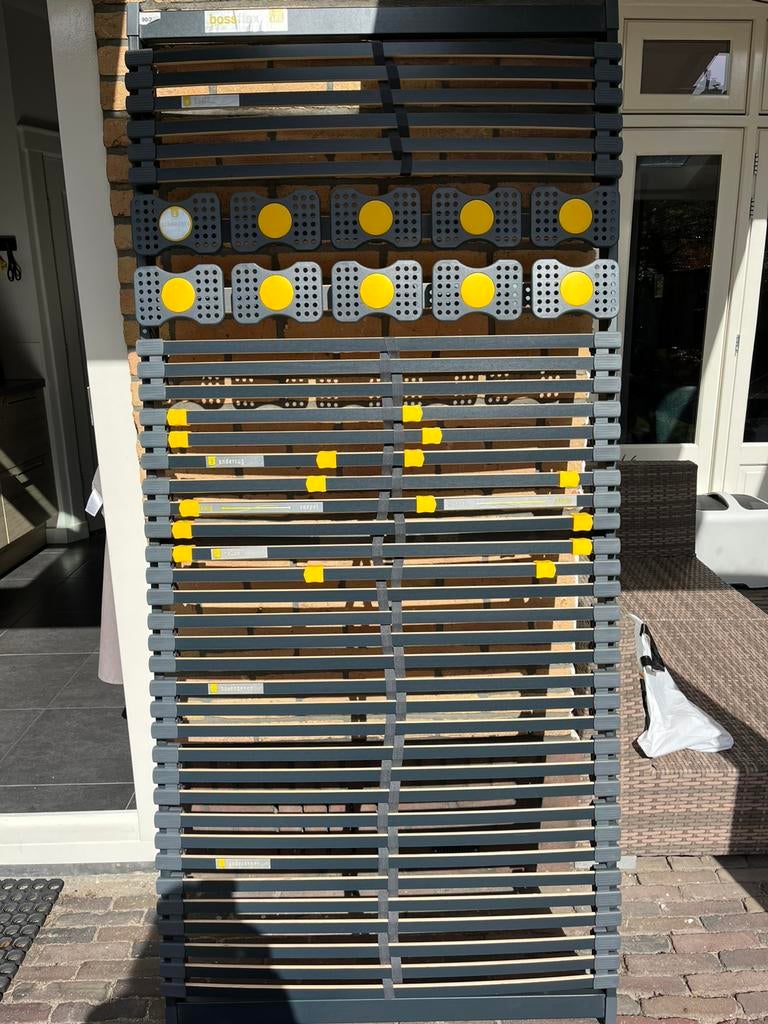 Lattenbodem 90 x 200 Bossflex 600 deluxe, Ophalen, 90 cm, Eenpersoons, Zo goed als nieuw