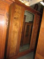Antieke linnenkast kleerkast hang en leg spiegeldeur 395,00, Ophalen of Verzenden