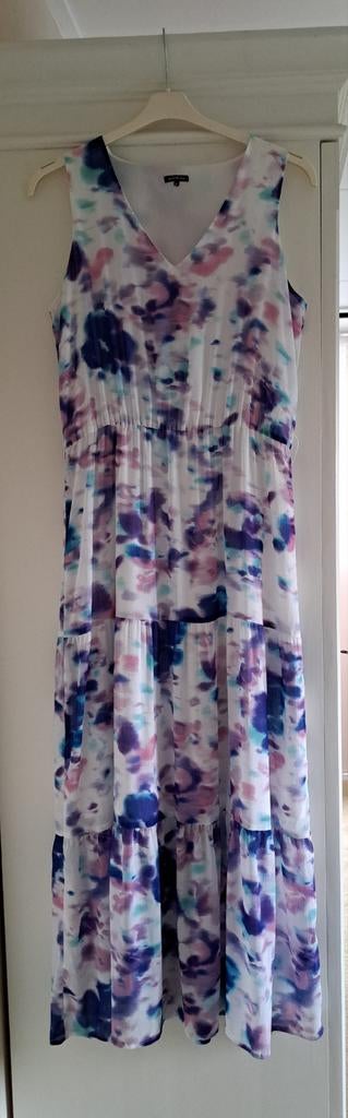 Lange jurk. Caroline Biss maat 42/xl, Blauw, Maat 42/44 (L), Ophalen of Verzenden, Zo goed als nieuw