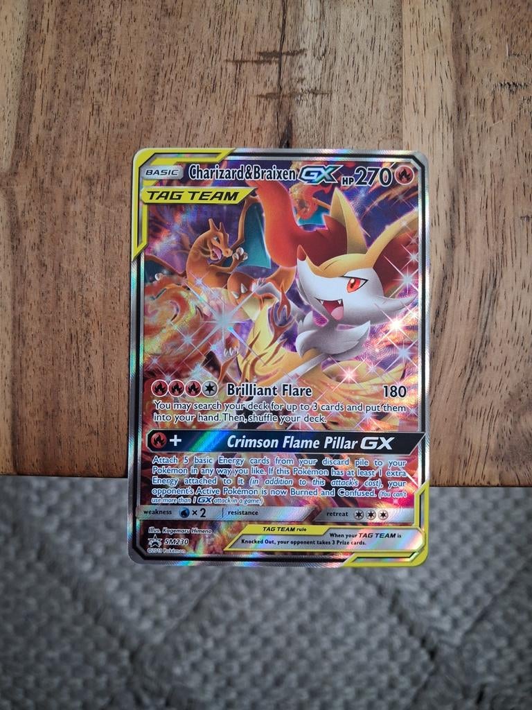 Charizard & Braixen GX SM230, Ophalen of Verzenden