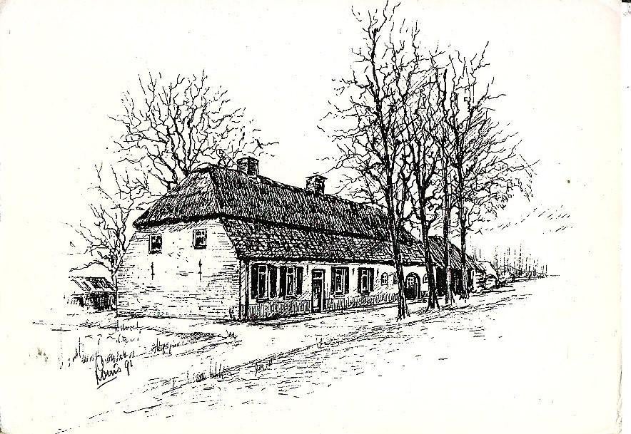 Vessem (N.Br.) Jacobushoeve -pentekening 1991-, Verzenden, 1960 tot 1980, Ongelopen, Noord-Brabant