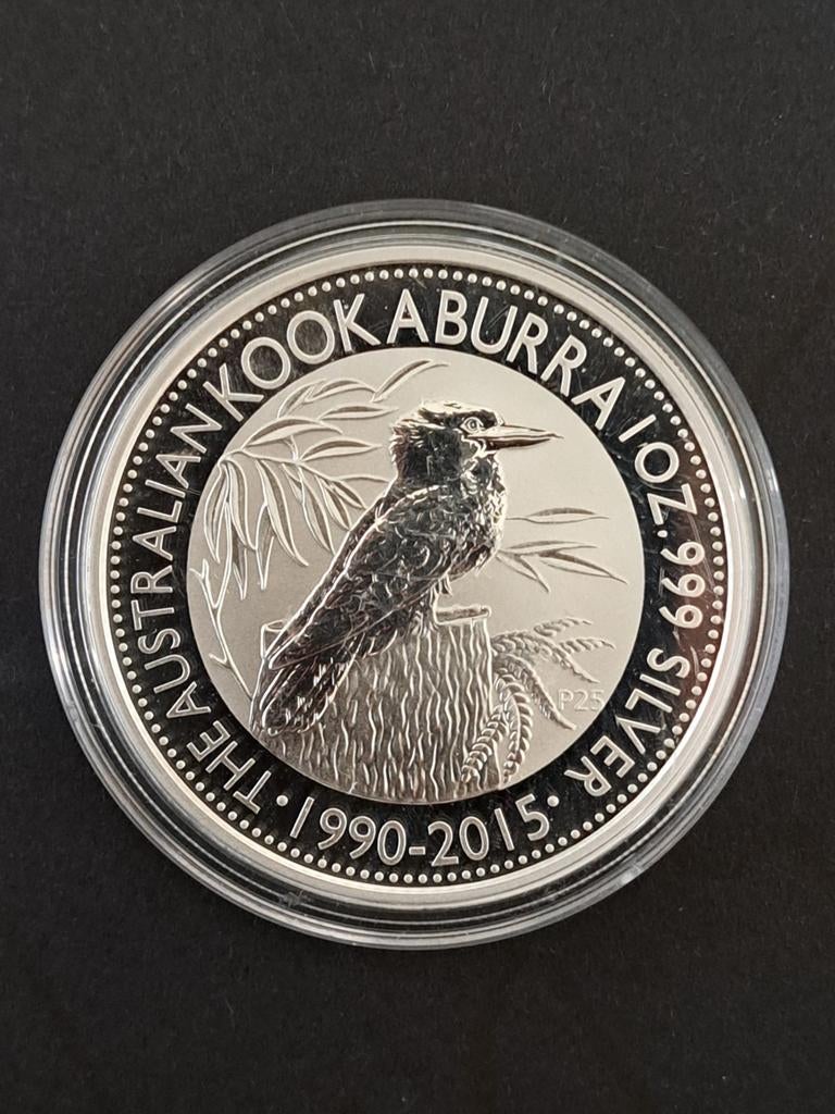 Australië 1 ounce Kookaburra 2015, Ophalen of Verzenden, Zilver