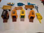 Matchbox Lesney 1:63 1-75 Trailers (10 stuks), Ophalen of Verzenden, Gebruikt, 1:50 tot 1:144