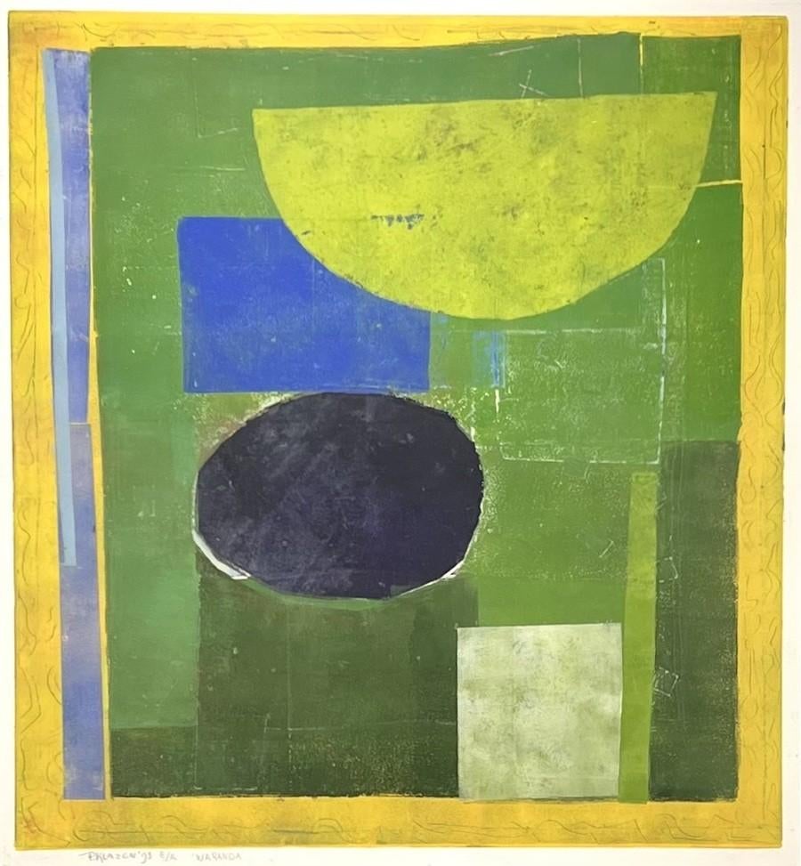 1083. Zeefdruk, Pieter Klazen - "Waranda", 1993, Ophalen of Verzenden