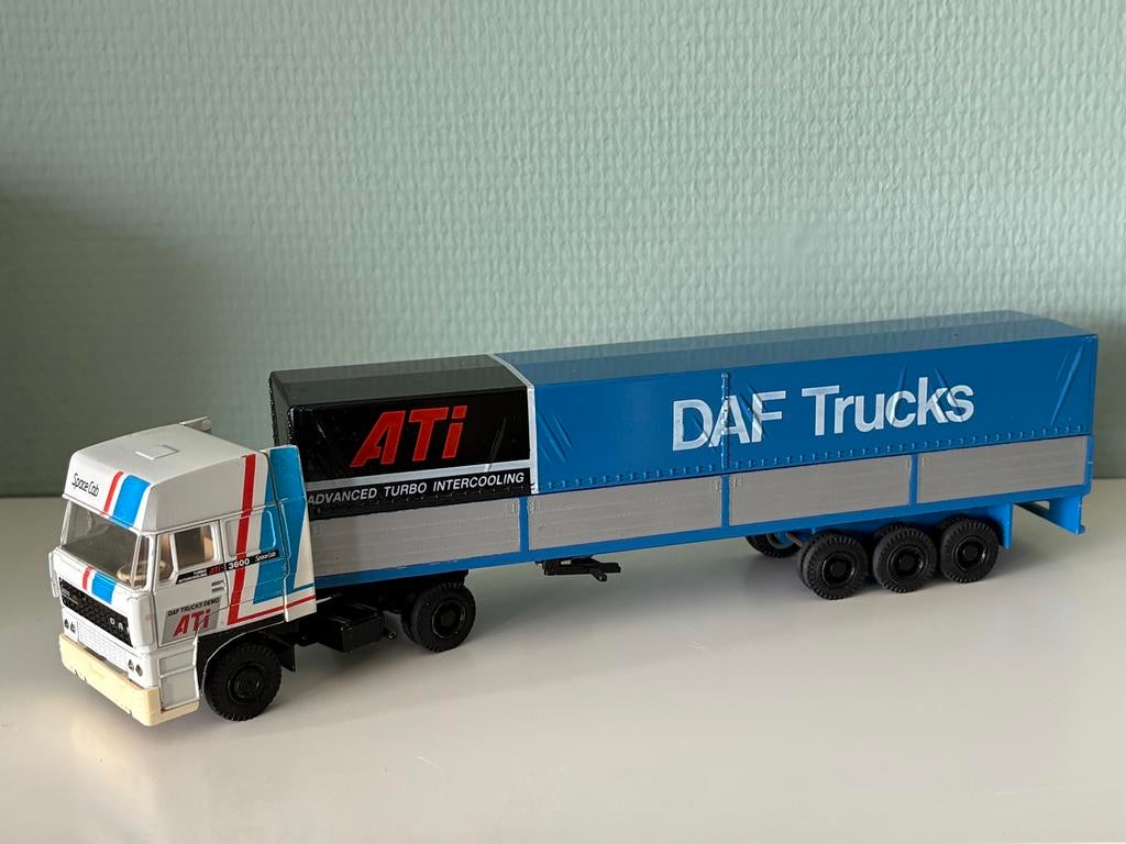 DAF 3600 ATI SPACE CAB - Lion Car No. 70, Ophalen of Verzenden, Gebruikt, Bus of Vrachtwagen, Lion Toys