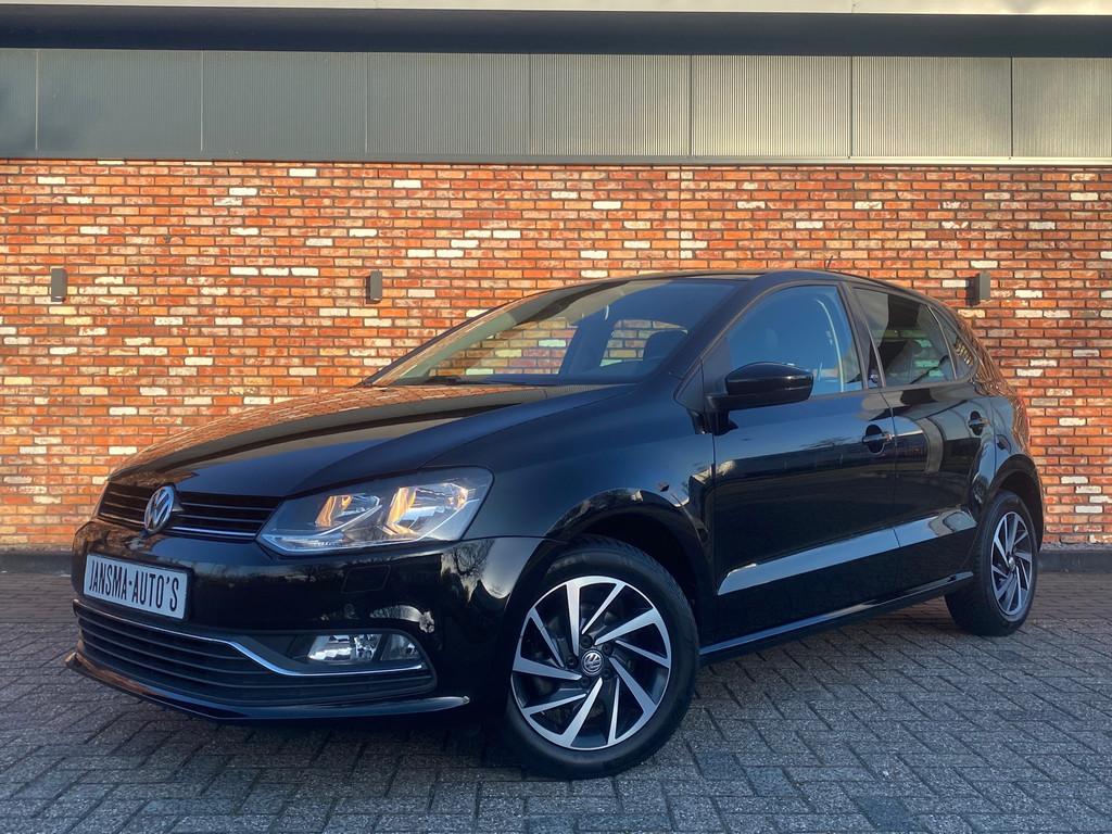 Volkswagen Polo 1.2 TSI Highline Sound 5-Drs Automaat Carpla, Auto's, Volkswagen, Stof, Gebruikt, Zwart, Zwart