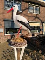 Ooievaar met landingsplaats - Geboorte aankondiging, Kinderen en Baby's, Kraamcadeaus en Geboorteborden, Ophalen, Gebruikt, Geboortebord