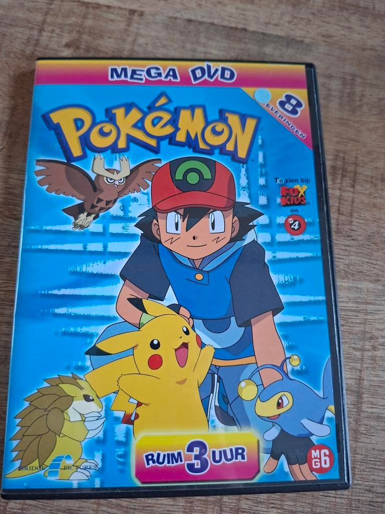 Pokemon mega dvd 8 afleveringen, Cd's en Dvd's, Alle leeftijden, Ophalen of Verzenden, Gebruikt