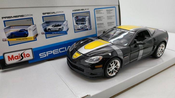 Chevrolet Corvette Z06 GT1 2009 Commemorative Edition, Hobby en Vrije tijd, Modelauto's | 1:24, Nieuw, Auto, Maisto, Ophalen of Verzenden