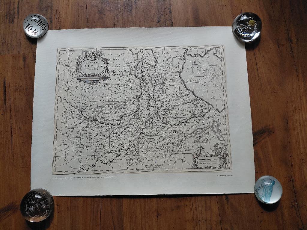 Kaart Gelderland 1654 DUCATUS GELDRIAE, Ophalen of Verzenden