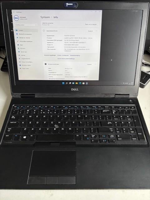 Dell precision 7530 core i7 8850, Ophalen, Met videokaart, Dell, SSD