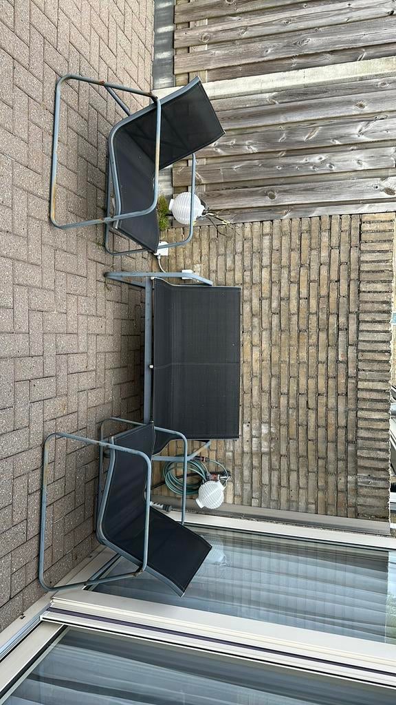 Tuinmeubel staal, Ophalen, Gebruikt