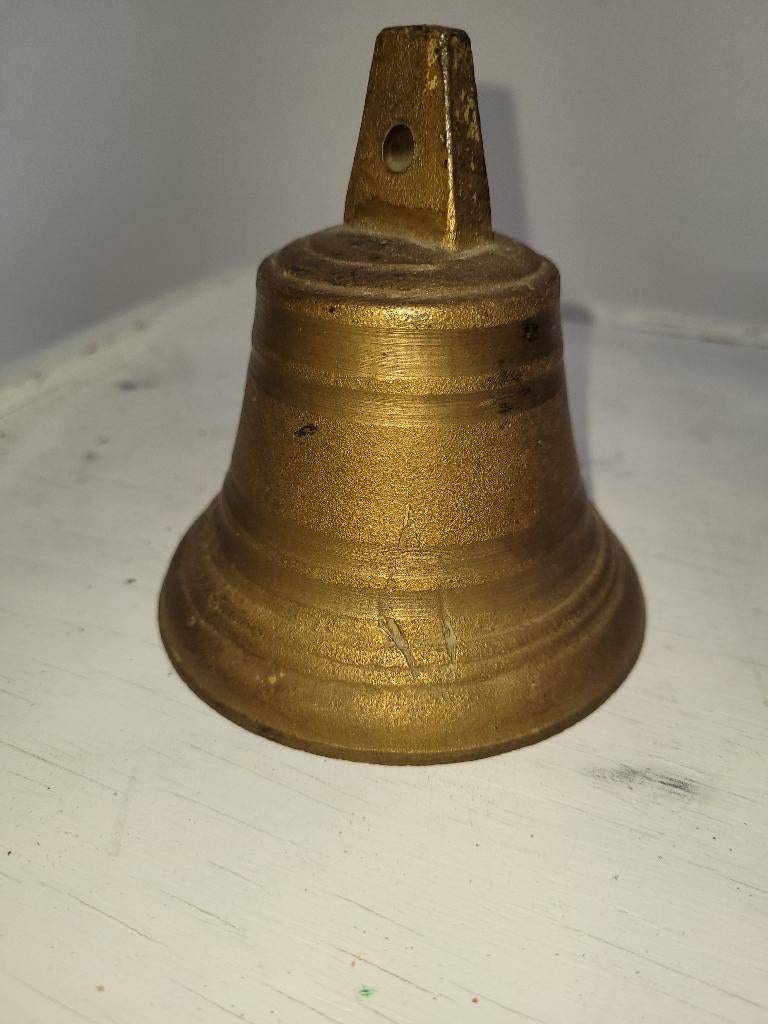 antieke messing scheepsklok / deurbel nr 14, Ophalen of Verzenden