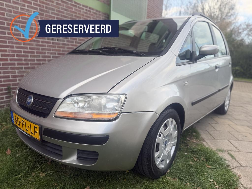 Fiat Idea 1.4-16V Dyn*2004*Aut|Clima|L-Km|T-haak|Nap, Automaat, Stof, Gebruikt, Idea