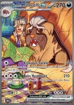 Arven's MABOSSTIFF EX 235/182 - DESTINED RIVALS, Ophalen of Verzenden, Nieuw, Losse kaart, Foil