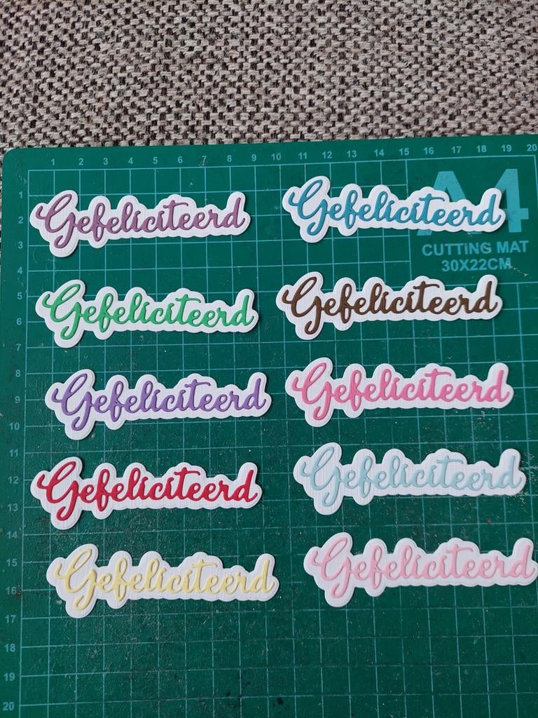 Stansjes, Hobby en Vrije tijd, Ophalen of Verzenden, Nieuw, Overige thema's, Overige typen