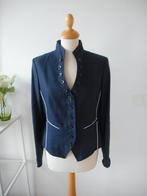 Linnen jasje, blazer van Scarva, maat 38, Maat 38/40 (M), Blauw, Scarva, Ophalen of Verzenden