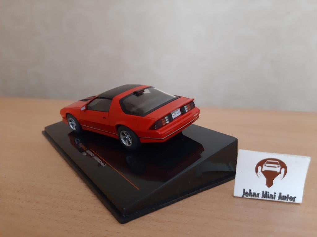 Chevrolet Camaro IROC-Z28 1986 Rood van IXO 1:43, Overige merken, Auto, IXO, Nieuw
