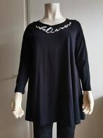 138 .. zgan zwarte tuniek van Yoek maat 46 - 48, Kleding | Dames, Grote Maten, Yoek, Ophalen of Verzenden, Zo goed als nieuw, Blouse of Tuniek