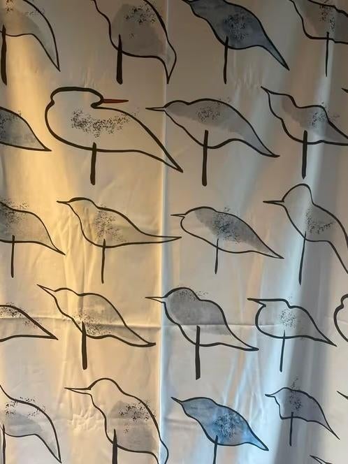 Stof Ikea met vogelmotief, Ylva Kongbäck, 120 cm of meer, Nieuw, Ophalen of Verzenden, Katoen