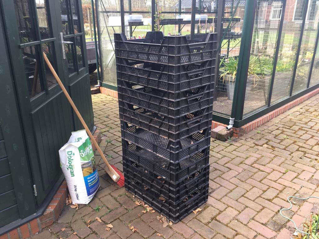 Groente fruit planten kratjes 60 x 40 x 16 zgan, Ophalen, Zo goed als nieuw, Krat, Minder dan 35 cm