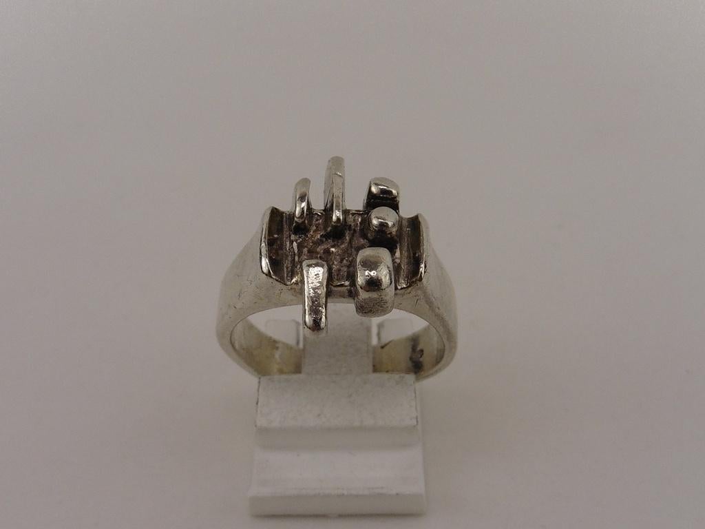 Zilveren ring Orlandini                                  Z73, Gebruikt, ., Ophalen of Verzenden, Dame