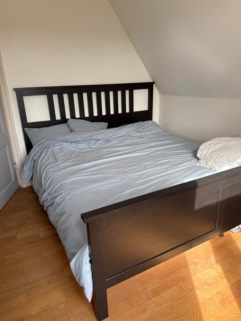 IKEA Hemnes bed 180 cm, Huis en Inrichting, Slaapkamer | Bedden, Ophalen, Gebruikt, Bruin, Tweepersoons
