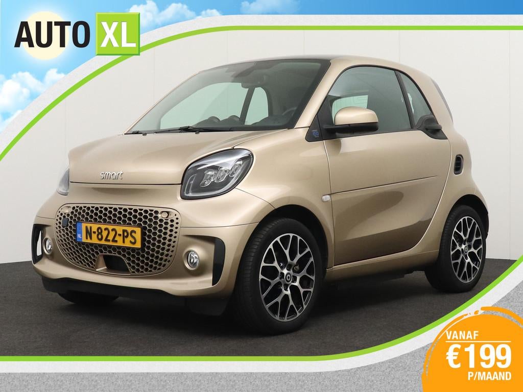Smart Fortwo EQ Comfort PLUS 18 kWh Carplay Camera Stoelverw, Auto's, Smart, Automaat, Achterwielaandrijving, Zwart, Overige kleuren