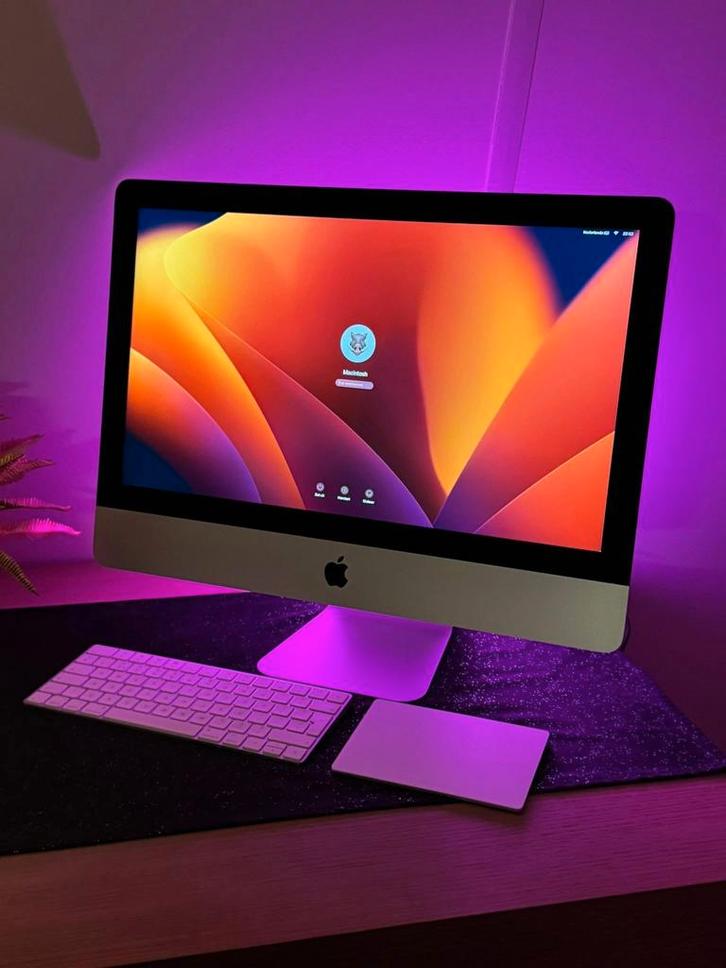 Apple iMac 4K 21.5 Inch‼️, Computers en Software, Apple Desktops, Zo goed als nieuw, iMac, 3 tot 4 Ghz, 8 GB, Ophalen of Verzenden