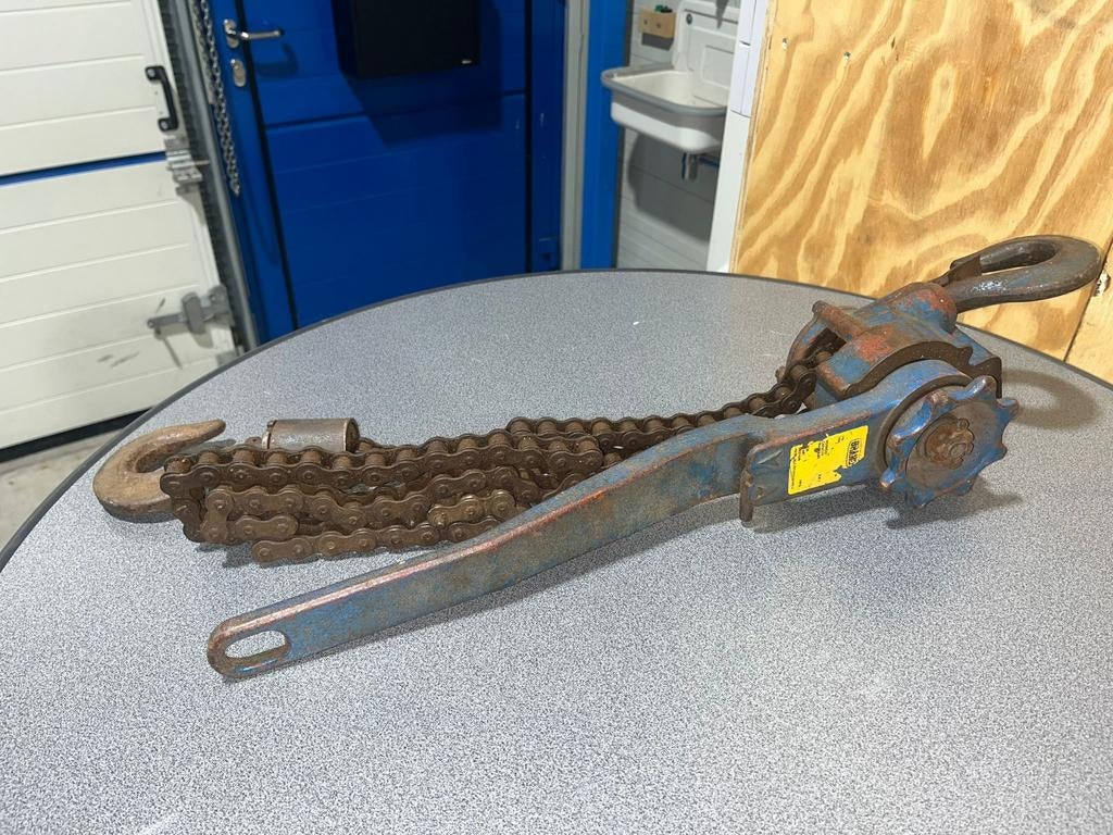 Kettingtakel rateltakel te koop, Ophalen of Verzenden, Gebruikt, Handmatig