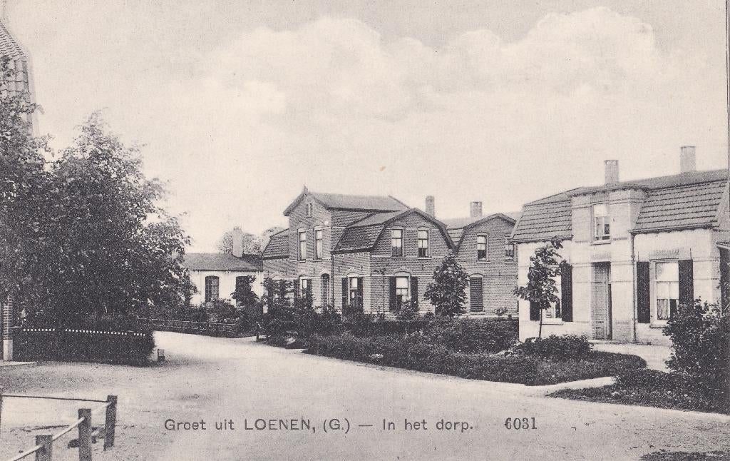 Loenen -  In het dorp, Ophalen of Verzenden, 1920 tot 1940, Ongelopen, Gelderland