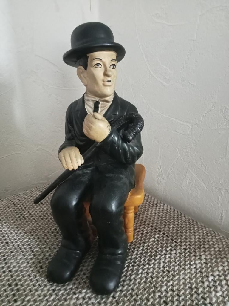 Charlie Chaplin Beeld - 27cm, Ophalen of Verzenden