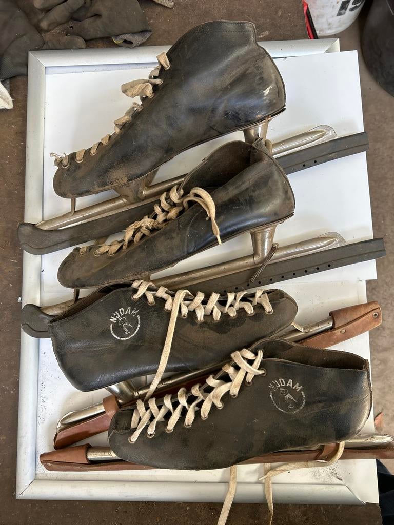 Vintage Nijdam Noren Schaatsen - Maat onbekend, Sport en Fitness, Schaatsen, Ophalen of Verzenden, Gebruikt, Noren, Nijdam