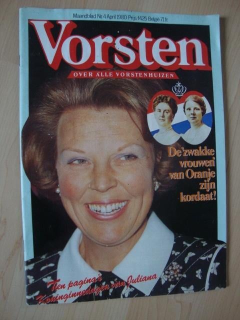 TIJDSCHRIFT VORSTEN 1980, Ophalen of Verzenden, Gelezen