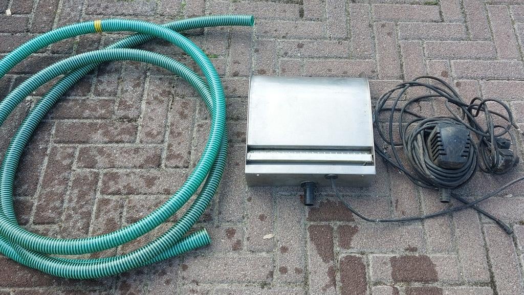 Nevada Watervalset incl vijverbak, Tuin en Terras, Waterpartijen en Fonteinen, Ophalen, Gebruikt, Rvs, Waterval