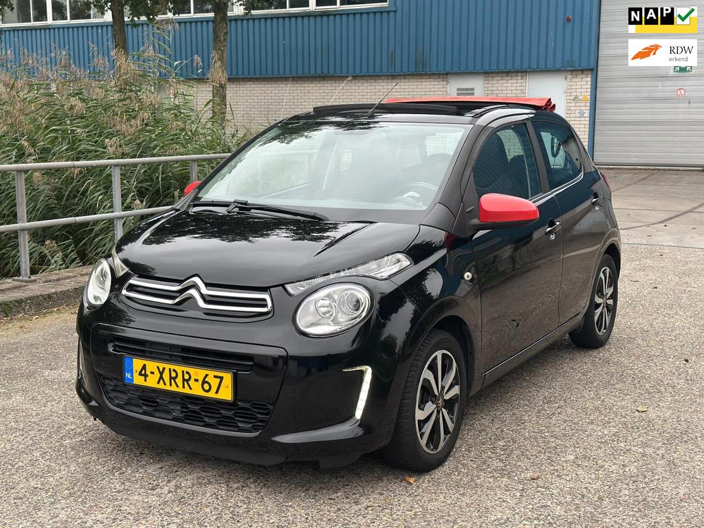 Citroen C1 1.0 VTi Airscape Shine Automaat! Grootscherm! Air, Auto's, Euro 5, Gebruikt, LED verlichting, 4 stoelen