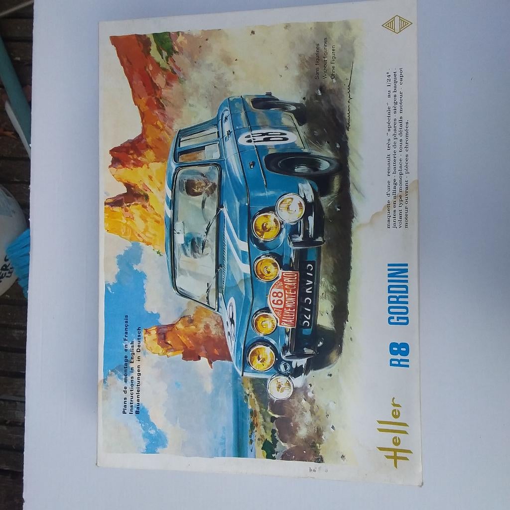 Heller bouwpakket kit renault 8 gordini, Auto, Groter dan 1:32, Nieuw, Ophalen of Verzenden